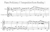 Piano Proficiency I Transposition/Score Reading 1 Flute ...