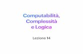 Computabilità, Complessità e Logica