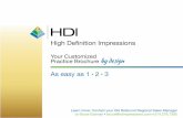 High Definition Impressions - Practice Growth By Design