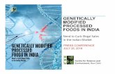 GENETICALLY MODIFIED PROCESSED FOODS IN INDIA