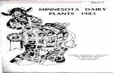 MINNESOTA DAIRY PLANTS 1983