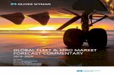 GLOBAL FLEET & MRO MARKET FORECAST COMMENTARY