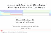 Design and Analysis of Distributed Feed Solid Oxide Fuel ...