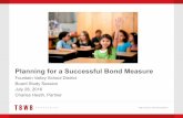 Planning for a Successful Bond Measure - FVSD