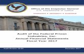 Audit of the Federal Prison Industries, Inc. Annual ...