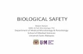 BIOLOGICAL SAFETY - Universiti Sains Malaysia