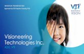 Visioneering Technologies Inc Presentation Slides