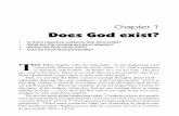 Chapter 1 Does God exist?