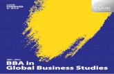 2021 -2022 BBA in Global Business Studies