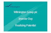 Wilmington Group plc Investor Day Realising Potential
