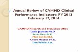 Annual Review of CAMHD Clinical Performance Indicators: FY ...