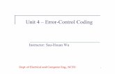 Unit 4 –Error-Control Coding