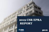 2019 CSR EPRA REPORT - Gecina