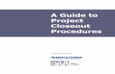 Guide to Project Closeout Procedures original