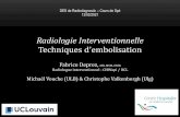 Radiologie Interventionnelle Techniques d’embolisation