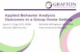 Applied Behavior Analysis Outcomes in a Group Home Setting