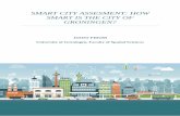 SMART CITY ASSESMENT: HOW SMART IS THE CITY OF …
