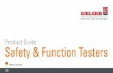 Product Guide Safety & Function Testers