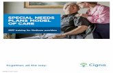 SPECIAL NEEDS PLANS MODEL OF CARE