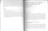 thodologies for Stylistic alysis: Practices and dagogies