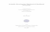 Scalable Routing for Mechanical Backhaul Networks