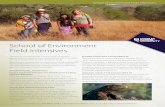 School of Environment Field Intensives - CDU