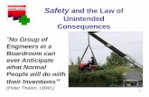 Safety and the Law of Unintended Consequences