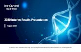 2020 Interim Results Presentation - Innovent Bio
