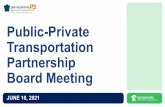 Public-Private Transportation Partnership Board Meeting