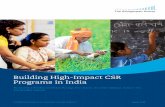 Building High-Impact CSR Programs in India