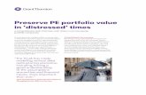 Preserve PE portfolio value in ‘distressed’ times