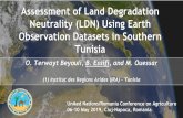 Assessment of Land Degradation Neutrality (LDN) Using ...