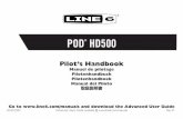 POD® HD500 Pilot's Guide - Revision D
