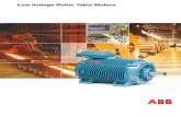 Low Voltage Roller Table Motors