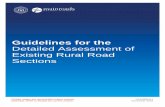Detailed Assessment of Existing Rural Road Sections