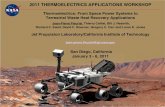 2011 THERMOELECTRICS APPLICATIONS WORKSHOP