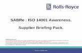 SABRe ISO 14001 Awareness - Rolls-Royce Holdings
