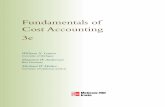 Fundamentals of Cost Accounting 3e