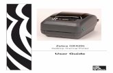 Zebra GK420t Manual