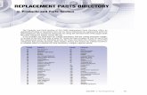 REPLACEMENT PARTS DIRECTORY