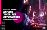 VIRTUAL EVENTS EXPAND YOUR LIVE EXPERIENCES
