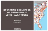 Economics of Autonomous Trucks - Virginia Tech