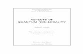ASPECTS OF QUANTUM NON-LOCALITY - QuIC