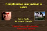Komplikuotas kraujavimas iš nosies - Darius Rauba