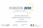 Appel Horizon 2020 Green Deal Webinaire Domaine/Area 6 ...