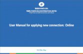 User Manual for applying new connection: Online
