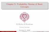 Chapter 5: Probability; Review of Basic Concepts
