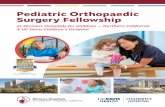 Pediatric Orthopaedic Surgery Fellowship