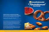 Auntie Anne's Nutritional Guide