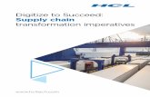 Digitize to Succeed: Supply Chain Transformation ...